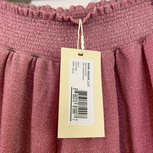 NWT Ramy Brook Athena Glitter Shimmer Knit Wide Leg Palazzo Pant Small - Picture 5 of 8